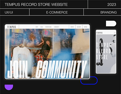 Tempus Record Store Website