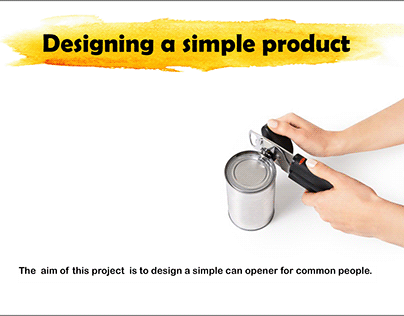 Product Design - Can Opener