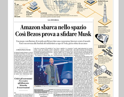 Amazon in space, the challenge between Bezos and Musk