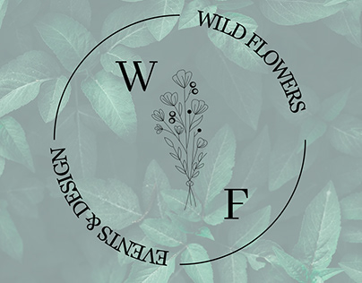 Flowers market logo