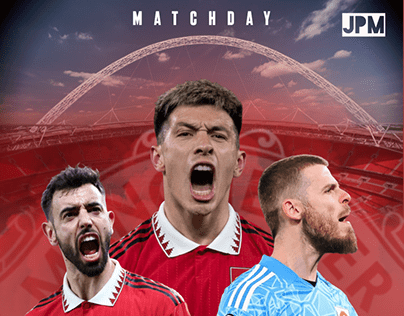 Carabao Cup Final Graphic Design - Manchester United