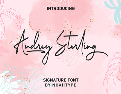 Audrey Sterling Font