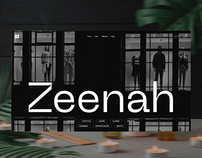 Zeenah: Beauty/fashion website