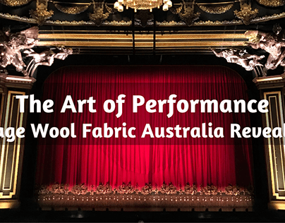 Elevate Your Productions with Stage Wool Fabric