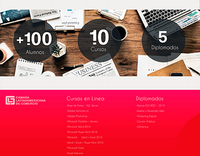 Web Cámara Latinoamericana de Comercio.