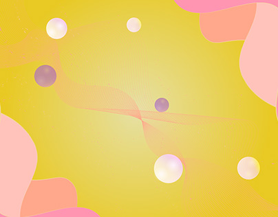 Yellow pink creative abstract background