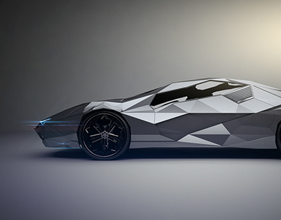 POLY-FX 3D Concept car