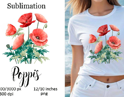 Poppies Sublimation