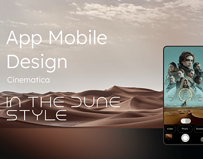 App Mobile Design -In the Dune style