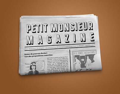 Project thumbnail - Petit Monsieur Magazine - Journal indépendant