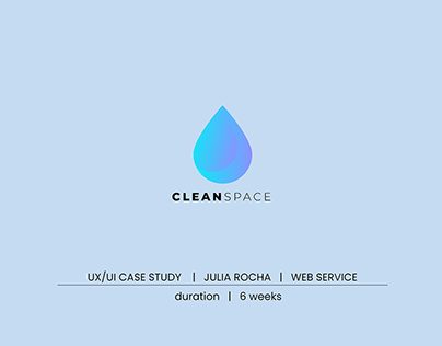 Platform for cleaning services. UX/UI