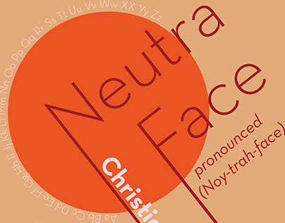 Typographic Poster: Neutraface