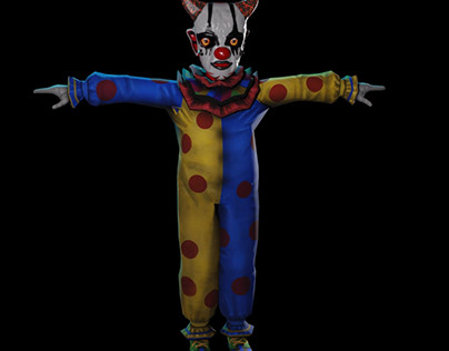 Devil Clown Character Design GameReady