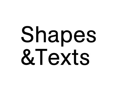 Shapes and Texts Exhibition