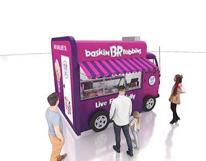 Baskin Robbin food truck OPT1 , 2
