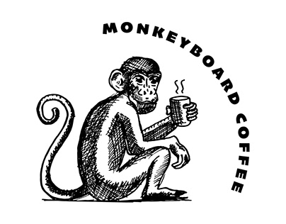 Monkey Board Coffee brand Identity