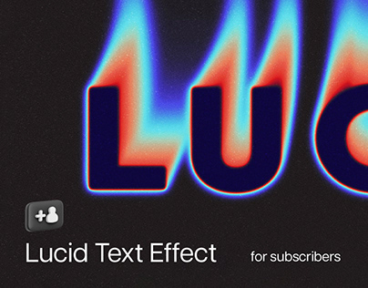 Lucid Text Effect