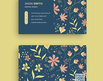 floral Branding template design
