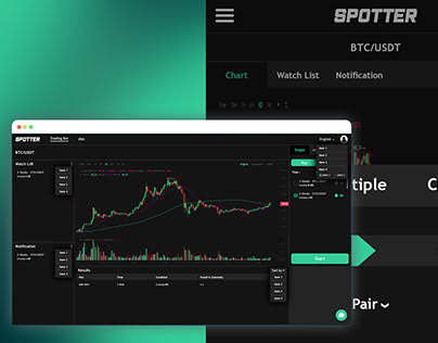 Spotter Website Dashboard UI