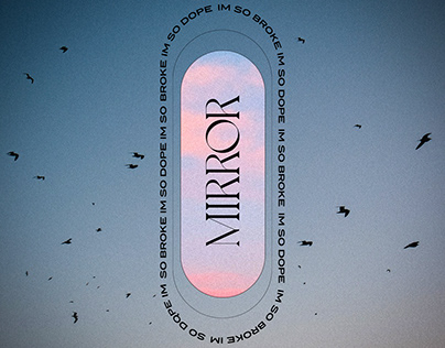 Album Cover Art - Graphic Design Process - "MIRROR"