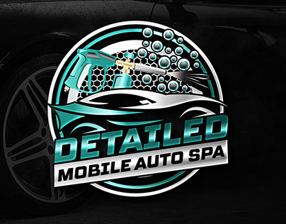 Car wash logo design