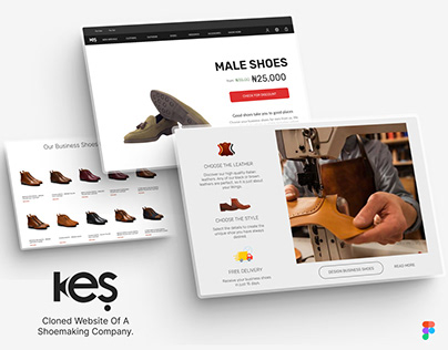Demo Website for a Shoemaking Company