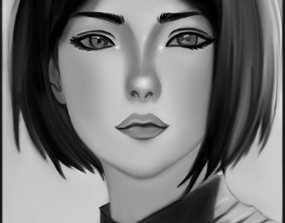 Grayscale Painting