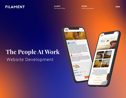 THE PEOPLE AT WORK - WEBSITE DEVELOPMENT