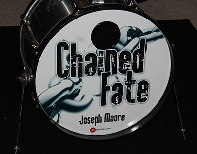 Bass Drum Head Design and Print for Chained Fate