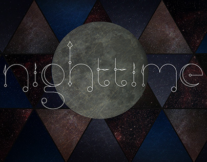 Nighttime, font project