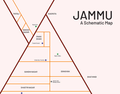 Jammu - A Schematic Map