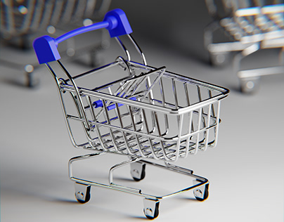 3d shopping cart