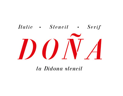 Tipografía Doña