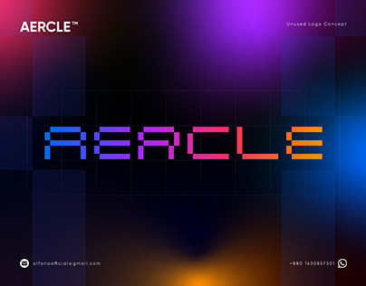 AERCLE - Typography Logo Design Concept
