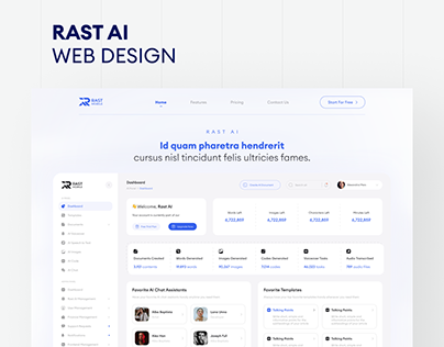 Rast AI Web Design