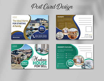 Home Sale Post Card Design