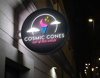 Cosmic Cones | Conceptual Logo Design
