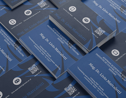 Business card for Mag. Dr. Livio Marcaletti