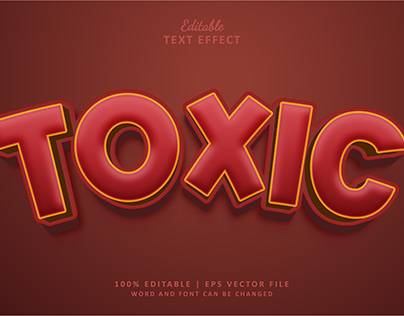 Text Effect Toxic