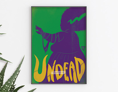 Undead - Bride of Frankenstein inspired art.