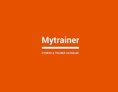 MyTrainer Android App UI/UX