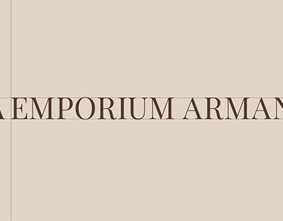 Emporium Armani #branding #logo #ek #ekgautham