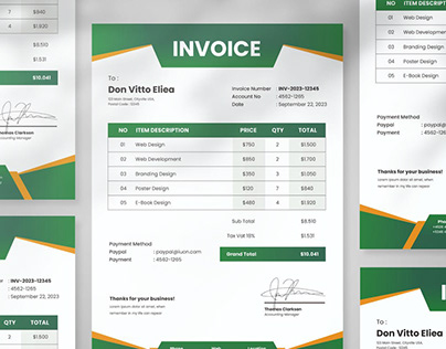 Grenee - Modern Invoice