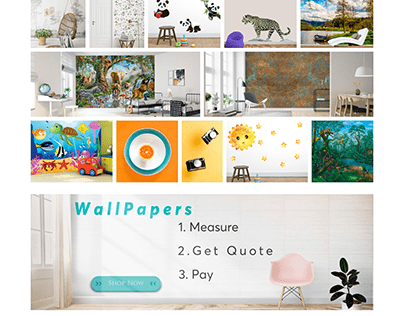 Photo wall Home Page- Wordpress