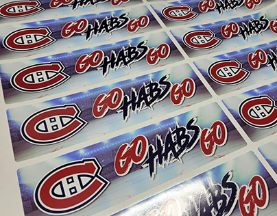GO HABS GO Decal / Bumper Sticker | Montreal Canadiens