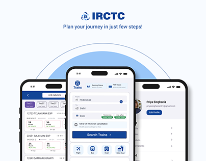 Revamped IRCTC mobile app experience | UX Case Study