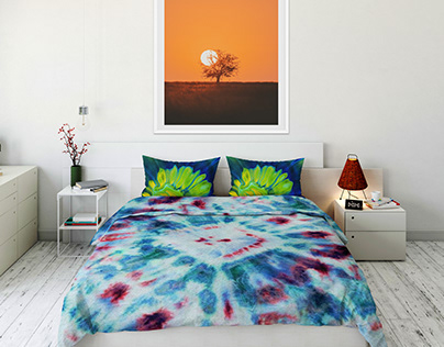 Tie And Dye Quilt Design