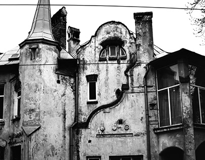 Lviv /black and white film/