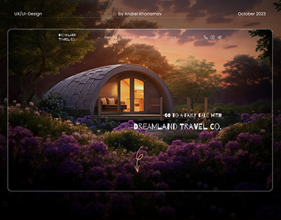 Site for fairytale travel company