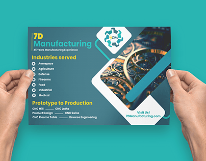 7D Manufacturing | Tradeshow Flyer